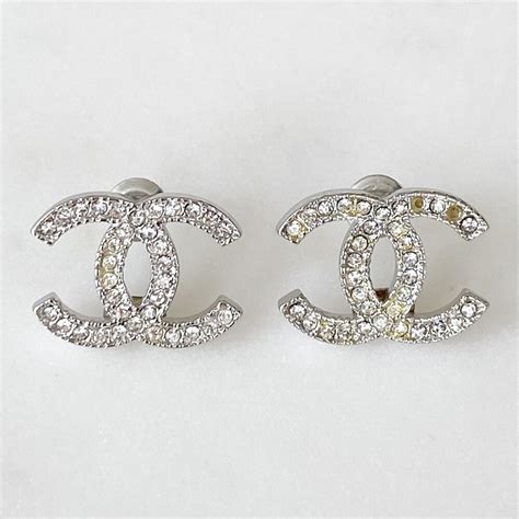 tiny chanel earrings|Chanel boutique earrings.